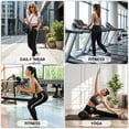 thumbnail image 5 of MLDRA Womens Sweatpants Joggers with Pockets Bottom Track Lounge Pant Lady Athletic Gym Lounge Pants Side Stripe for Workout Running Black, 5 of 13