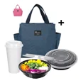 thumbnail image 1 of Bolsa Lonchera Tipo Bento Térmica Escolar Oficina+ Lunch Box brillar Electrónica, 1 of 6