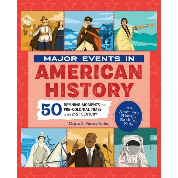 People and Events in History Major Events in American History: 50 Defining Moments from Pre-Colonial Times to the 21st Century, (Hardcover)