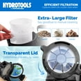 thumbnail image 6 of HYDROTOOLS By SWIMLINE 722061 Hydro-Flo 1.5 HP (1.2 THP) 4980 GPH ABOVE GROUND Powerful Pool Pump 1 Speed Extra Large Strainer Basket Vertical Discharge 115V Energy Saving Silent Noise DOE Certified, 6 of 11