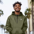 thumbnail image 4 of Dalix Ghost Pullover Jacket Lightweight Windbreaker Outdoor Running Breathable Hiking Travel Mens in Army 3XL XXX-Large, 4 of 5