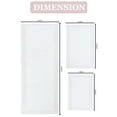 thumbnail image 4 of Home Weavers Luxury Collection 100% Cotton Reversible Bathroom Rug Set Machine Washable Bathroom Rug-17"x24", Bath Rug- 21"x34", Runner- 21"x54", White Color 3 Piece Bath Rug set, 4 of 8