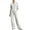 White, variant on 2 Piece Women Tracksuit Set, Button Down Jackets, Wide Leg Sweatpants, Teen Fall Trendy Casual Workout Outfits S-XXL