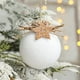 thumbnail image 1 of Adornos navideños, adornos navideños, regalos navideños, adornos navideños blancos, decoración para árbol de Navidad con conos, guirnalda para árbol de Navidad, decoración navideña de espuma blanca, a, 1 of 8