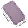 thumbnail image 3 of Baby Gauze Burping Towel for Newborns, 24 x 40 cm Soft Breathable Cotton, Ruffled Edge, Absorbent Multifunctional Handkerchief for Infants and Toddlers, 3 of 4