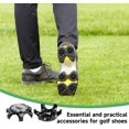 thumbnail image 5 of YCSHIPO 16 Pcs Golf Shoe Spikes Replacement Cleats - Easy Install Black TPU Grip for Enhanced Traction, 5 of 5