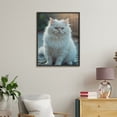 thumbnail image 4 of Paint By Numbers Kit for Adults Beginner - DIY Majestic White Cat With Blue Eyes Canvas Painting Kits for Adults, Frameless Paint By Number for Adults for Home Wall Decor 16x20 Inch, 4 of 7