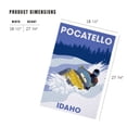 thumbnail image 4 of Lantern Press 1000 Piece Jigsaw Puzzle, Pocatello, Idaho, Snowmobile Scene, 4 of 5