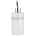 thumbnail image 4 of Dispensador de jabón de resina blanca de 300 ml moderno y lujoso para champú, ducha y lavado de manos, 4 of 8
