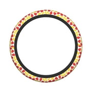 XMXY Car Steering Wheel Cover, Fruit Background Pattern Non-Slip Jeep Truck Universal Elastic Steering Wheel Protector 15 inch