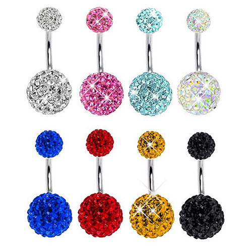 belly ring balls