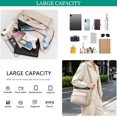 thumbnail image 6 of Sunyuer Waterproof Oxford Crossbody Bag for Women, Multi-Pocket Lightweight Adjustable Wide Strap Shoulder Messenger Bag Large Capacity Casual Handbag for Travel Shopping Daily Work, 6 of 8