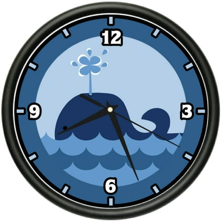 Sea Whales - WHALE Wall Clock animals cute ocean sea marine gift