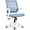 Sky Blue-fabric, variant on YJETYH Ergonomic Office Chair, Breathable Mesh Back, Adjustable Height Swivel Chair with Lumbar Support,Black