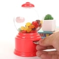 thumbnail image 3 of Red Mini Bean Machine Jelly Bean Dispenser Gumball Machine For teenager -SHUNJING, 3 of 4
