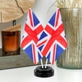 thumbnail image 3 of Support de Drapeau Mini pour Petits Drapeaux Bureau Extérieur Noir Plastique 8 Trous, 3 of 9