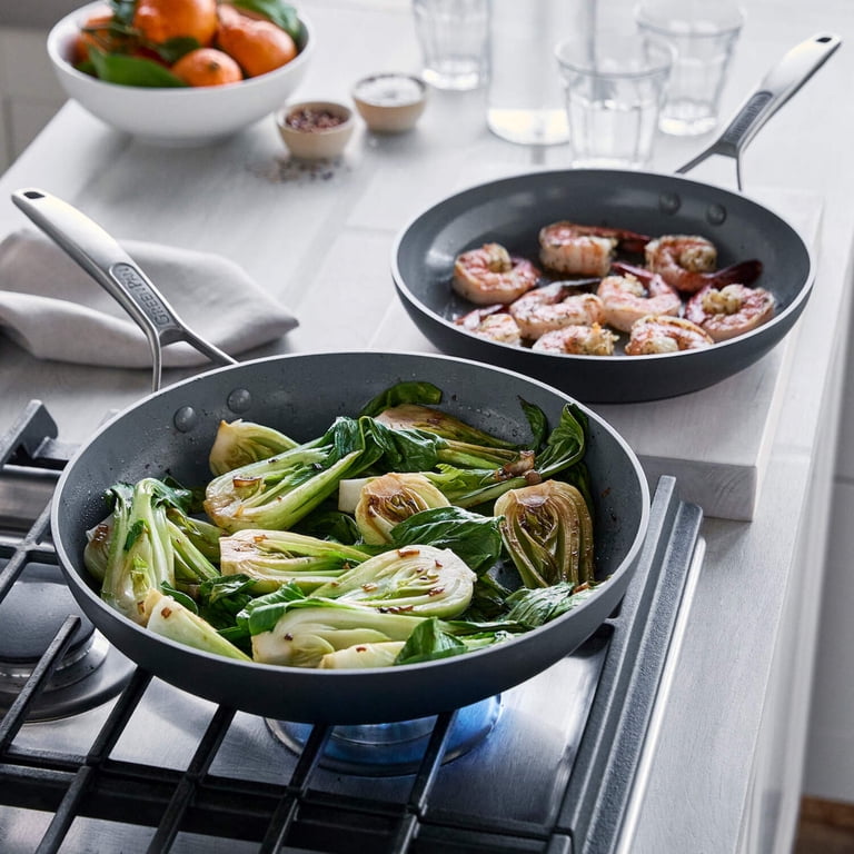 GreenPan ヘルシーセラミックノンスティック 24cm 2本セット GreenPan Cookware Healthy Ceramic Non-Stick 2-Piece Frypan Set
