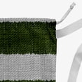 thumbnail image 3 of Simply Daisy Stripes with a Sprig of Holly 18 x 29 in Green-Grey Laundry Bag, 3 of 3