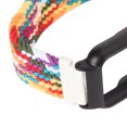 thumbnail image 3 of BIMZUC Watch Band Strap with Case Elastic Weaving Adjustable Replacement Wristbands for Oppo Free (10 inches / 25.4 cm), Colorful / Black, 3 of 9