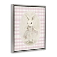 thumbnail image 2 of Stupell Industries Cottage Sweet Pink Girl Bunny Gray Floating Frame Canvas Art, 25 x 31, by Arlington Prints, 2 of 8