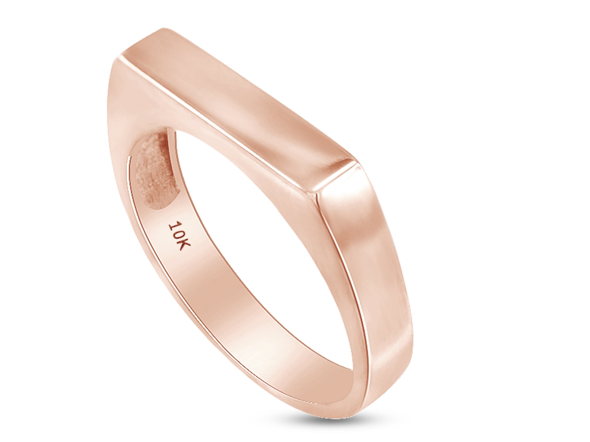 JAXXON Rose Gold Signet Ring | Size 12