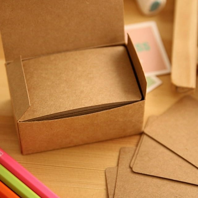 Minkissy 300 Pcs Cartes de Note d'Angle Rondes pour Enseignants et Personnels de Bureau