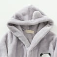 thumbnail image 4 of Hessimy Toddler Rayon from Bamboo Pajamas Sets,Baby Boy Girl Snug Fit Long Sleeve Sleepwear pajama shorts set for Toddler Girl Boy(Grey,18-24 Months), 4 of 5