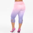 thumbnail image 3 of Gibobby Leggings Afelpados Leggings para mujer talla granpara, mallas con ribete encaje, Jeggings, pantalones vaqueros elásticos cintura alta, pantalones capri ajustados（Rosa， XL), 3 of 4