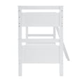 thumbnail image 6 of Linon Beckett Twin Over Twin Pine Wood Bunk Bed Heavy Duty Wood Slats in White, 6 of 19
