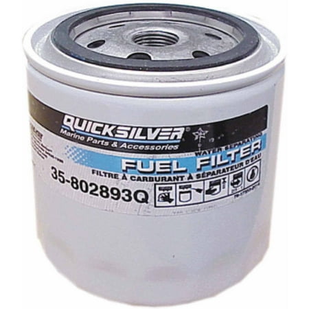 Quicksilver 802893Q01 Water Separating Fuel (Best Duramax Fuel Filter)