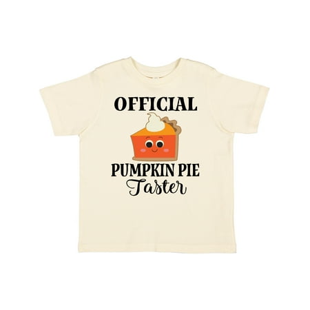 

Inktastic Thanksgiving Official Pumpkin Pie Taster Gift Toddler Boy or Toddler Girl T-Shirt