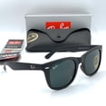 thumbnail image 1 of RB-Hip Hop-sunglasses Wayfarer Sunglasses RB2140 901 50-22-140 Glass Lens Classic - Black 64, 1 of 5