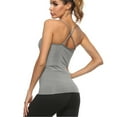 thumbnail image 6 of Amtdh Women's Tops Sexy Slim Camisole Sleeveless Summer Vest Blouse Y2K Clothing Solid Tee Crop Tank Tops for Women Plus Size Shirts for Teen Girls Gray M, 6 of 8