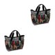 thumbnail image 1 of Bolsa de almacenamiento de herramientas Riwesomey multibolsillo duradera color de flor gris 2piezas, 1 of 6