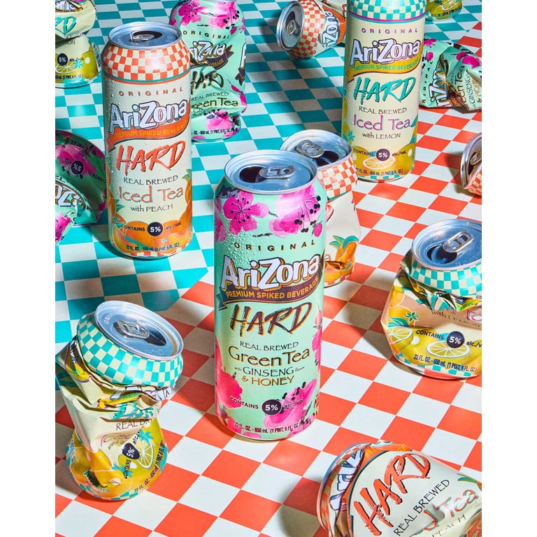 あいそた Arizona Hard Green Tea 22oz can - Walmart.com
