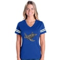 thumbnail image 1 of MmF - Womens Football Fine Jersey T-shirts, up to Size 3XL - Sea Turtle Hawaii, 1 of 5