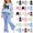 #01-Blue, variant on Spazoro Girls 2 Piece Outfit Set with Bow Decor, Fall Winter Casual Graphic Long Sleeve Sweatshirt and Flared Leg Pants Blue Size 9-10