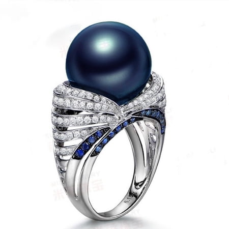 Fashion Women 925 Sterling Silver Wedding Ring