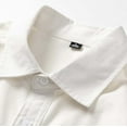 thumbnail image 4 of Bcfgryg Casual Long Sleeve Solid Shirt Relaxed Fit Plus Size Button Down Shirt Jacket Top Outerwear Comfortable Breathable Men’S Dress Shirts Blue, 4 of 5