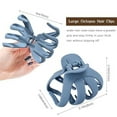 thumbnail image 2 of Lolalet Octopus Hair Claw Clips, 5 Pack Non-slip Jaw Clips Medium Hair Clamps for Thick Curly Long Hair, Wide Grip Hair Accessories for Women Girls -Style D, 2 of 6