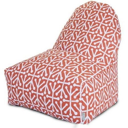 UPC 859072270855 product image for Majestic Home Goods Kick-It Chair, Aruba, Orange | upcitemdb.com