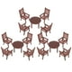 thumbnail image 5 of Juego de 4 mini mesas y sillas, modelo de muebles, mini casa, accesorio para sala de estar, 5 of 6