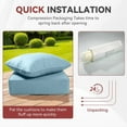 thumbnail image 4 of Gymojoy 24 in. x 24 in. x 6 in.Deep Seat Cushion Set, Olefin 4-Piece Deep Seating Outdoor Replacement Lounge Chair loveseat Sofa Cushion in Babyblue, 4 of 6