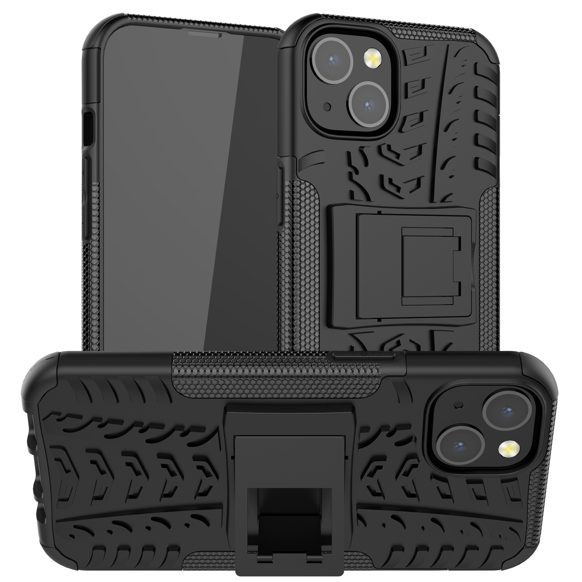 iPhone 13 mini 5.4 inch Case,Dteck Shockproof Rubber Armor Hybrid