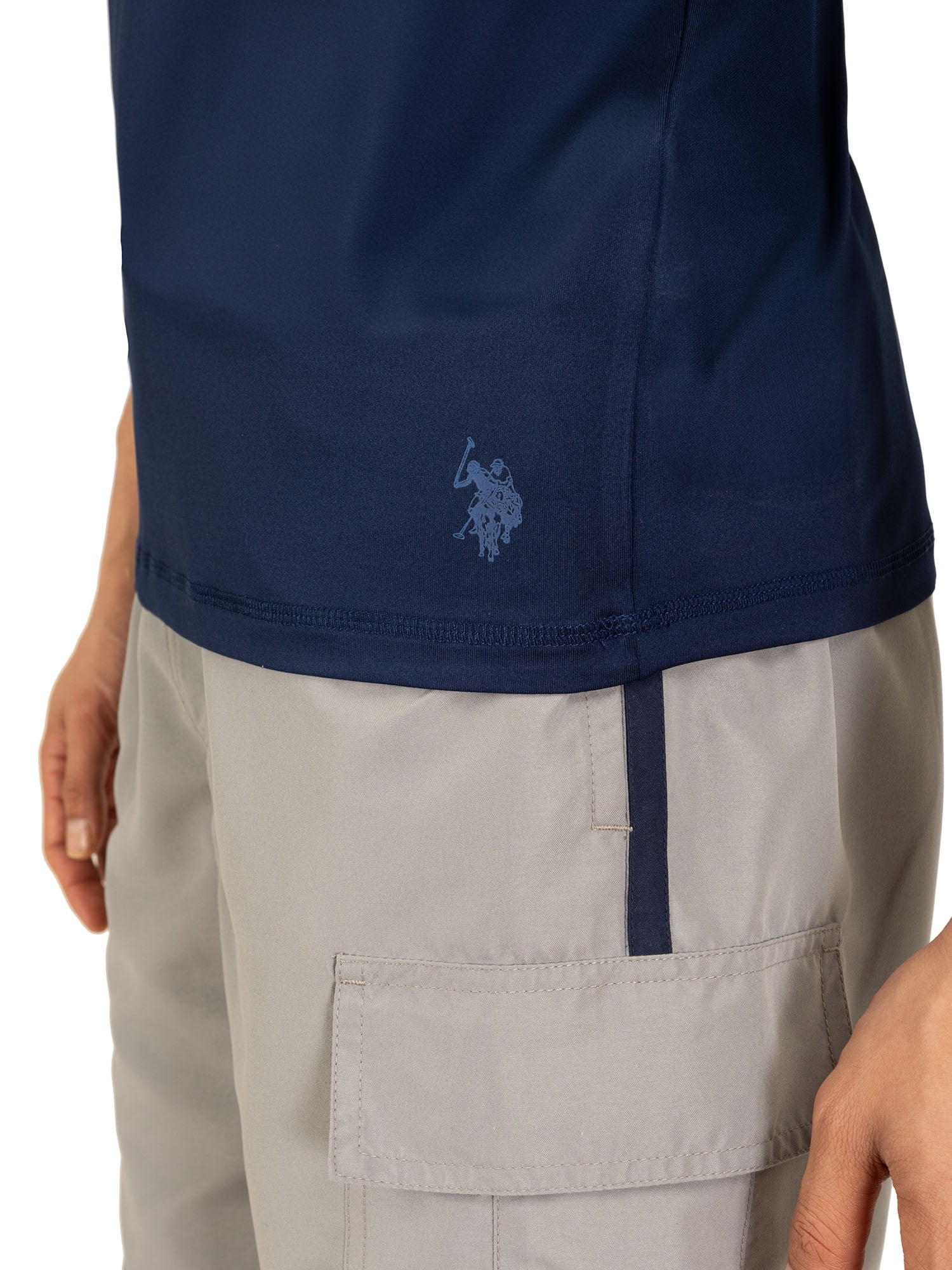 U.S. Polo Assn. Men's & Big Men's Tonal Flag Hooded Sun Shirt, Sizes S-3XL