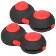 thumbnail image 3 of M Buder Juguete Antiestrés de Dedo para Apretar y Aliviar Ansiedad 2 Piezas, Almohadilla Táctil para Relajación de Niños y Adultos, Regalo Divertido y Juguete de Oficina Portátil (Rojo y Negro), 3 of 9