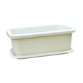 thumbnail image 3 of Colaxi Plants Box Vegetable Planter Container with Drainage Holes Growing Pot Flowerpot for Indoor Outdoor Backyard Porch Decoration White, 3 of 8