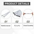 thumbnail image 3 of 2 Pcs IDC Flat Ribbon Cable, 2.54mm Pitch 63mm Width 100cm Long 50 Pin FC to FC Flat Ribbon Connector Jumper Wire for PC, 3 of 5