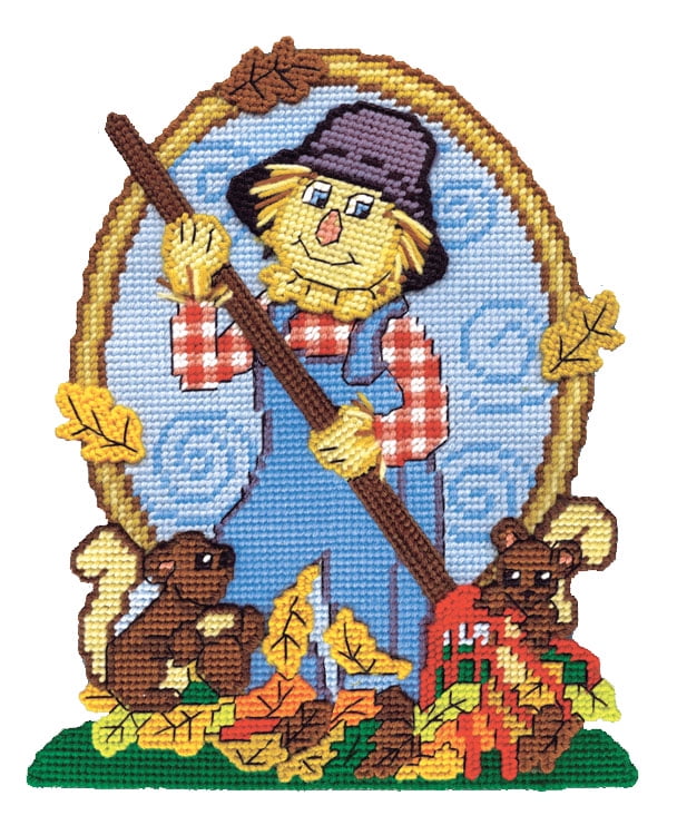 Design Works Scarecrow Plastic Canvas Kit