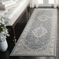 thumbnail image 2 of SAFAVIEH Isabella Jack Oriental Runner Rug, Grey/Cream, 2'2" x 8', 2 of 7